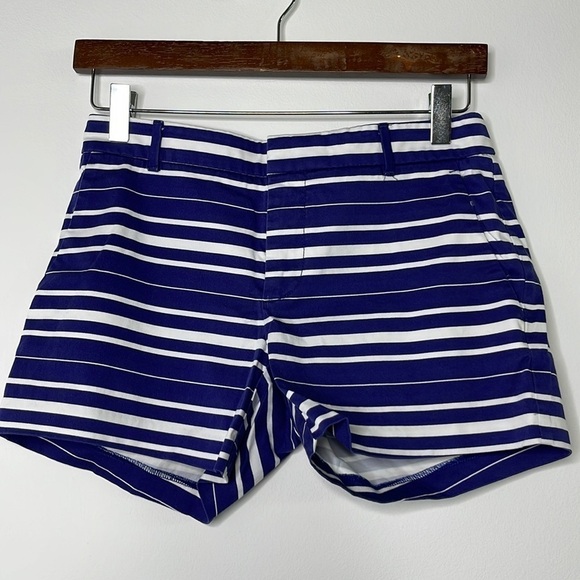 Banana Republic Striped Chino Shorts Size 00P - Picture 1 of 4
